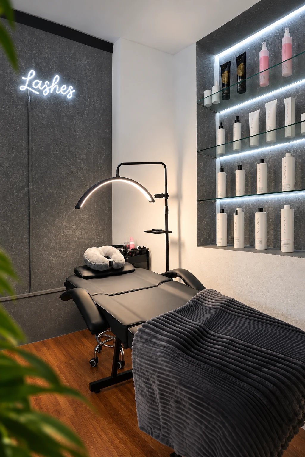 Cabina de pestañas de Ina Beauty Lounge en Tequisquiapan, SLP